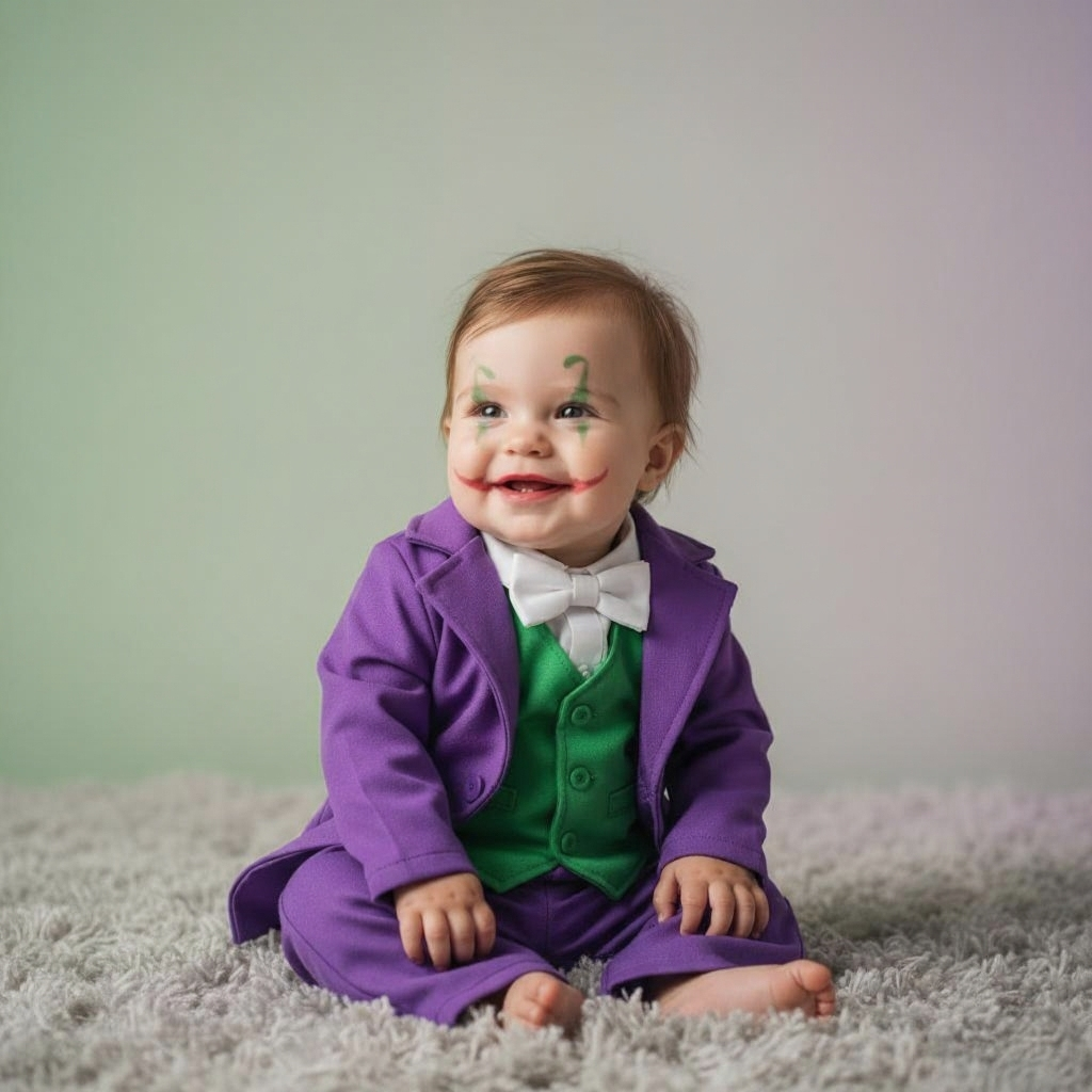 Exemplo de prompt - Bebê Coringa Fofo (Premium)